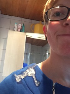 Zehn Minuten vor Startschuss. Als hätte ich's geahnt.