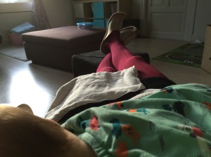 Post-Party-Gammelei mit Baby.